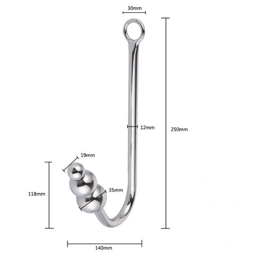 and Anal Elegant Collar 5334 with Cuffs Hook Beaded 0124